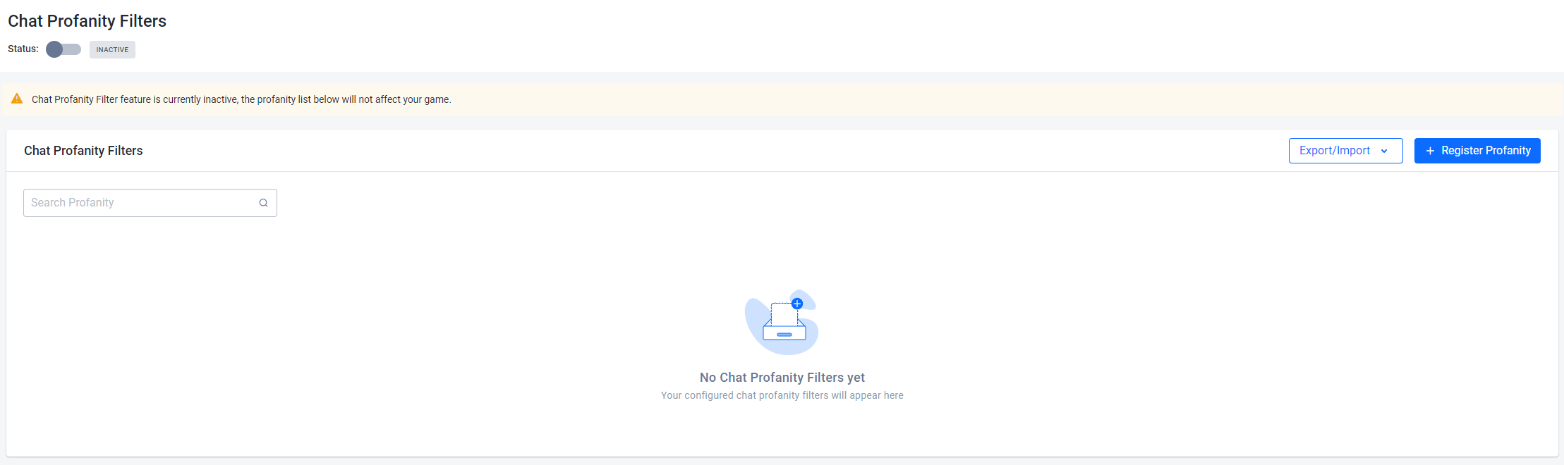 Image shows how to access chat profanity filters