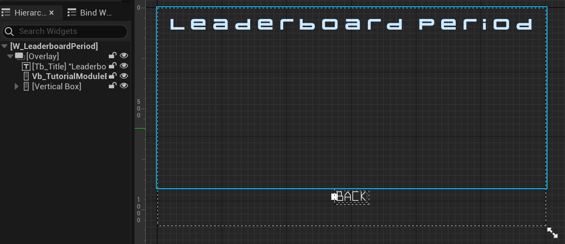 Leaderboard period widget