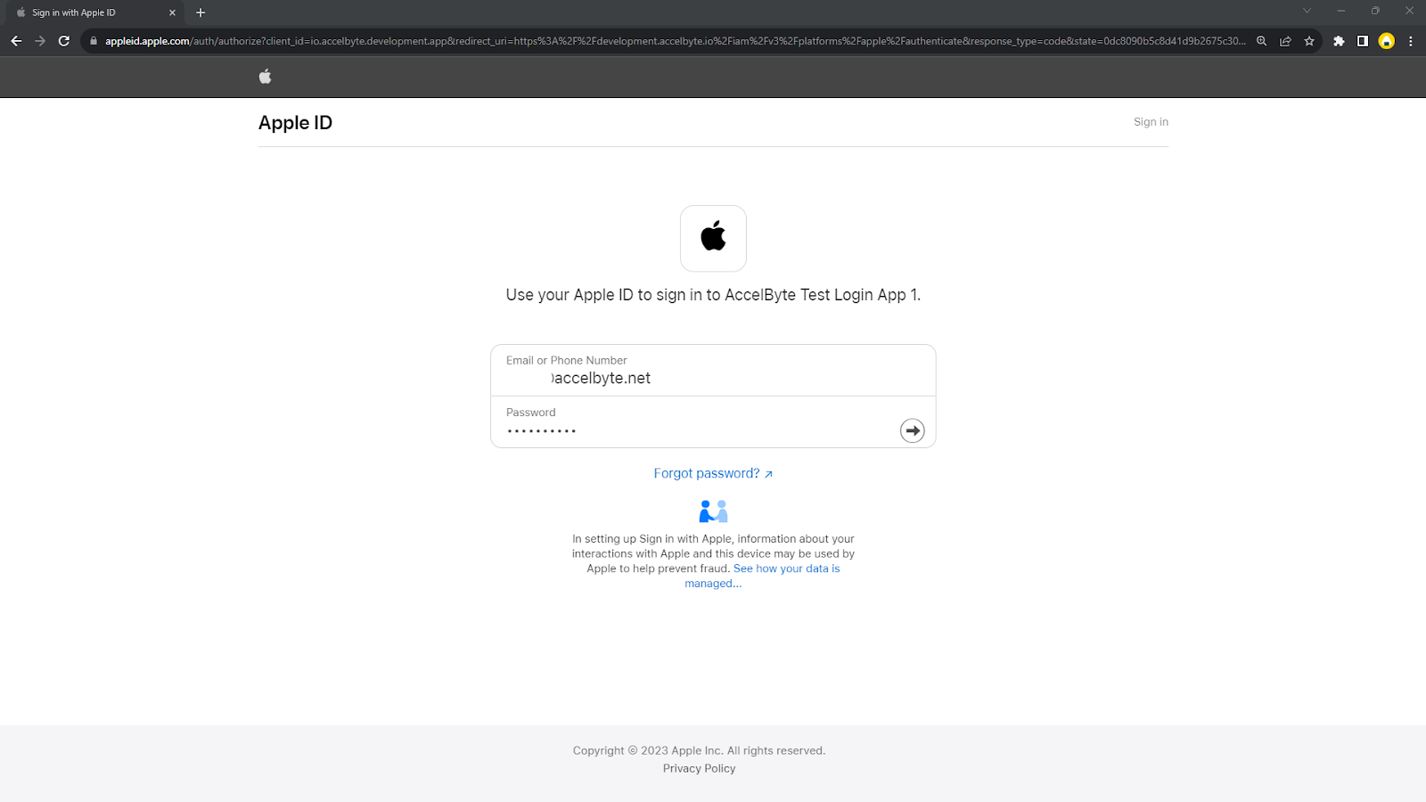 Apple Login