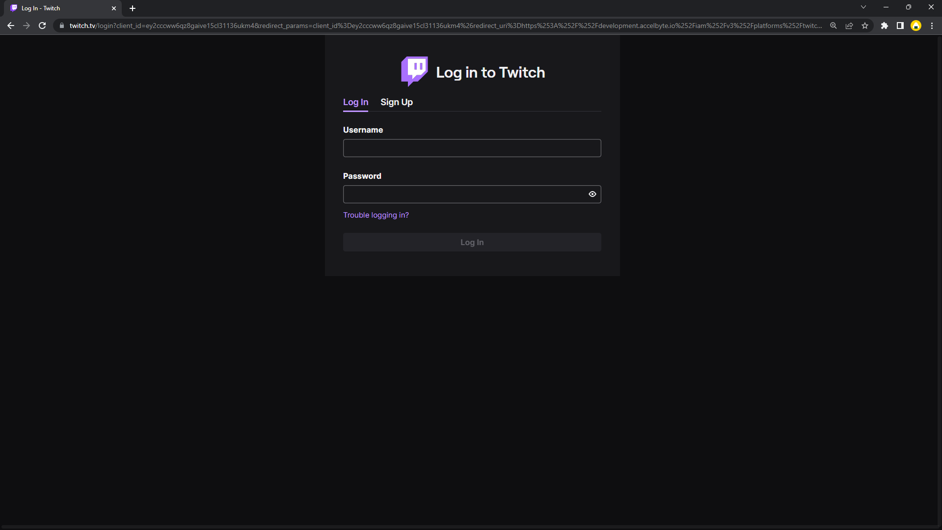 Twitch Login